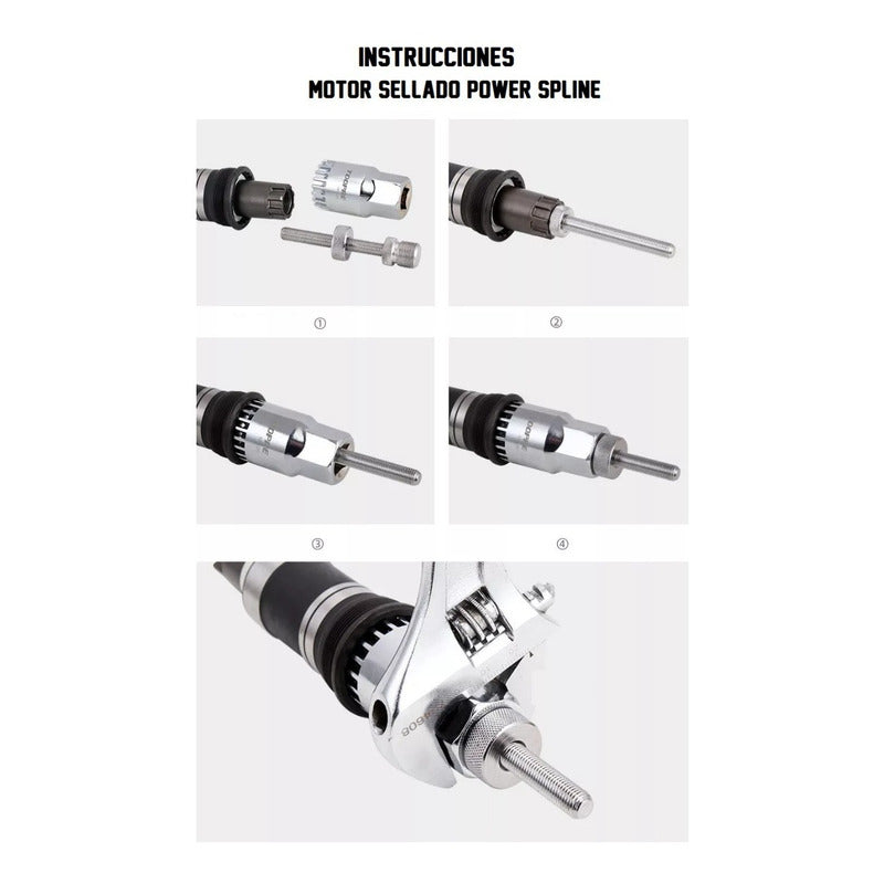 Extractor Profesional Motor Sellado Eje Cuadrado Bicicleta Mi tienda-Repuesto-de-bicicleta
