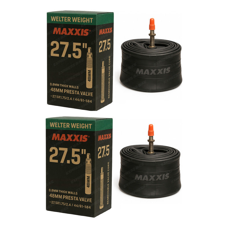 Pack Camaras Maxxis 27.5 X 1.75/2.40 Valvula Francesa Presta Mi tienda-Repuesto-de-bicicleta