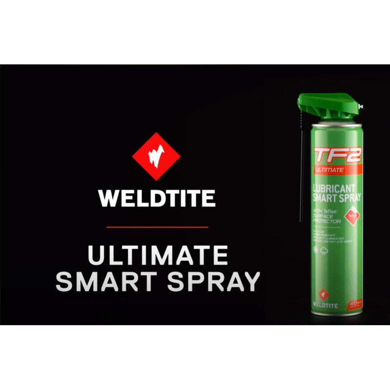 Aceite Lubricante Bicicleta Tf2 Spray Weldtite Teflon 400ml Mi tienda-Repuesto-de-bicicleta