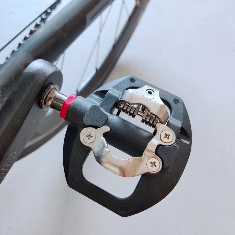 Pedales Anclaje Spd Y Plataforma - Mixtos Mtb Con Calas Mi tienda-Repuesto-de-bicicleta