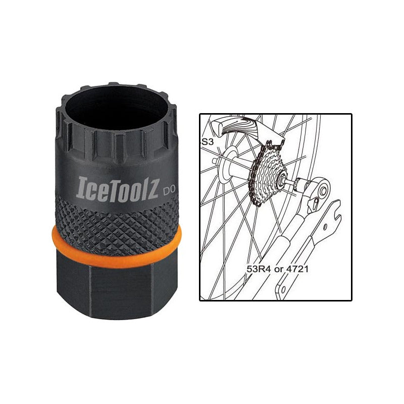 Extractor Piñon Cassette Hg Shimano Profesional Icetoolz Mi tienda-Repuesto-de-bicicleta