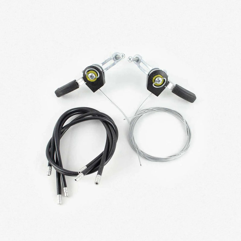 Shifters Manillas De Cambio 6v Con Fundas Y Piolas Mi tienda-Repuesto-de-bicicleta