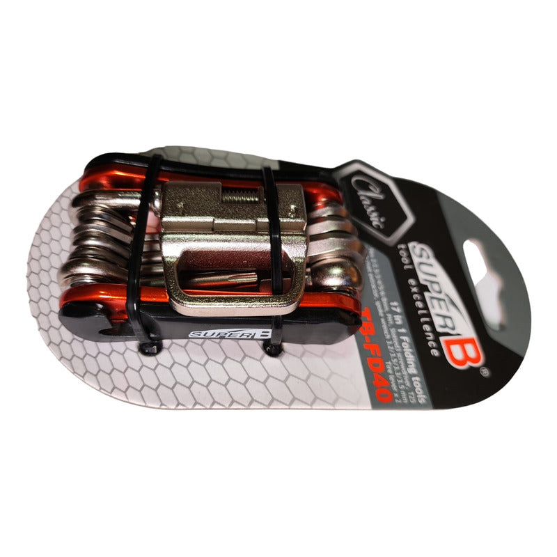 Herramienta Multifuncion Super B 17 En 1 Con Corta Cadena Mi tienda-Repuesto-de-bicicleta