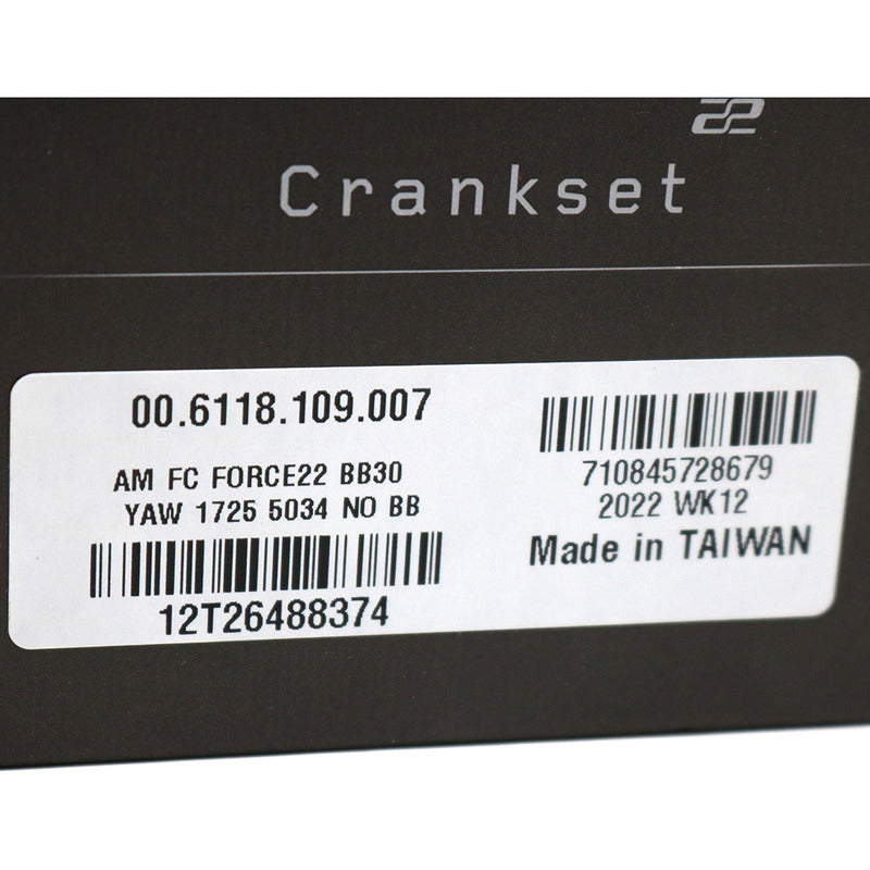 Volante Biplato Sram Force 22 Carbono 110 Bcd 50-34t 172.5mm