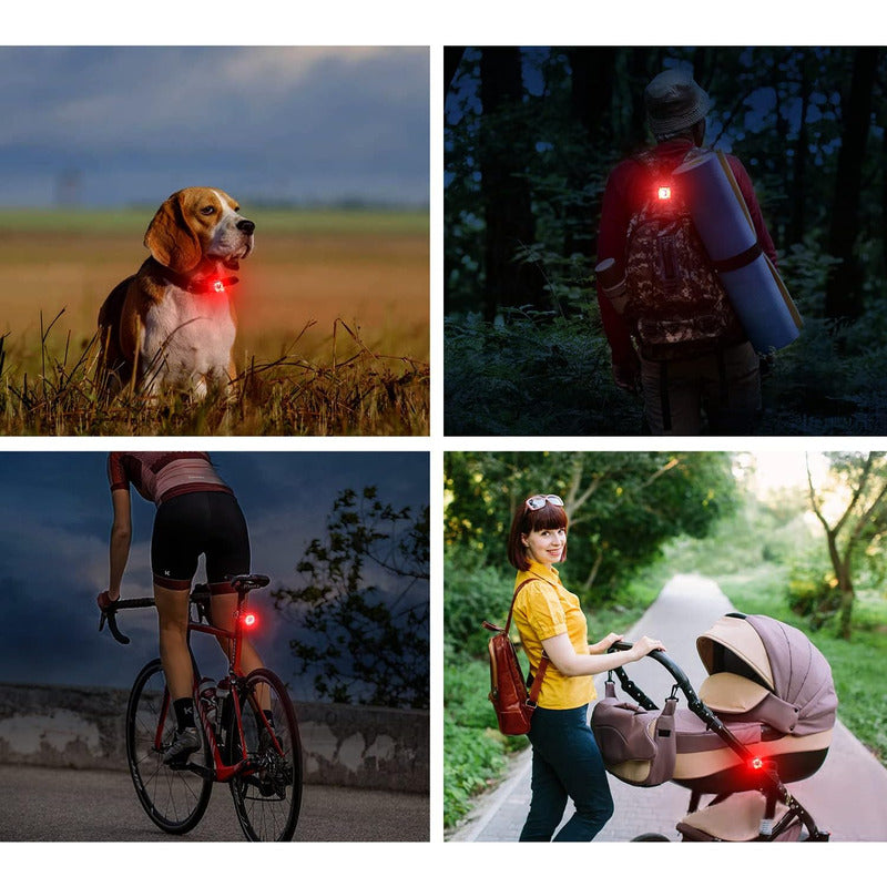 Luz Led Trasera Bicicleta Aluminio Recargable Ipx4 C/ Sensor