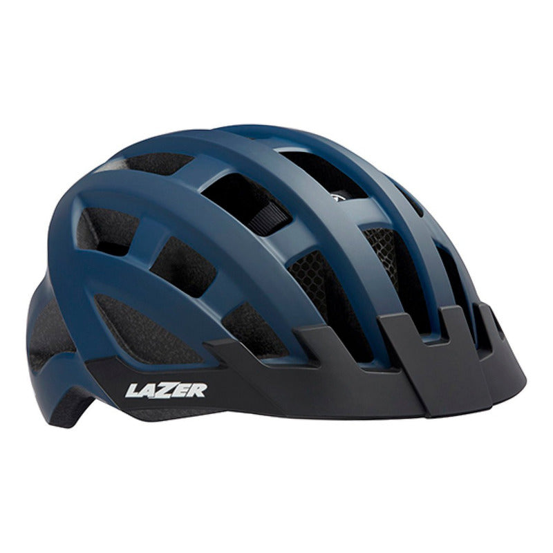 Casco Bicicleta Lazer Dlx Blue Certificado Con Luz Mtb Ruta Mi tienda-Repuesto-de-bicicleta