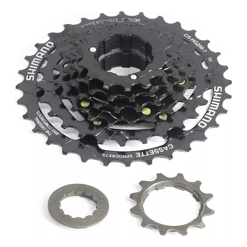 Piñon Cassette Shimano 7v Cs-hg200-7 Hg 12-32 Mi tienda-Repuesto-de-bicicleta