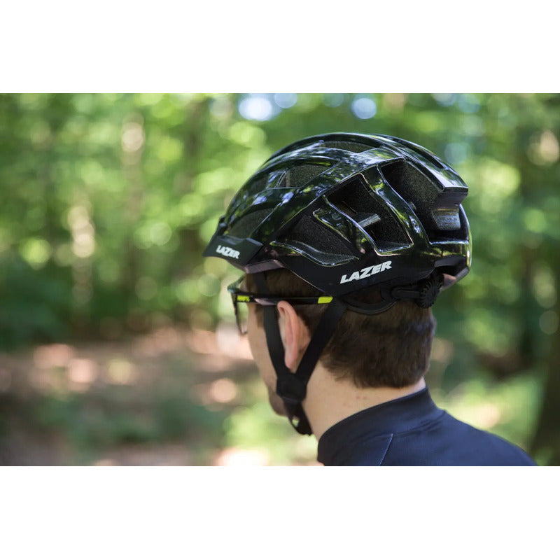Casco Bicicleta Lazer Dlx Blue Certificado Con Luz Mtb Ruta Mi tienda-Repuesto-de-bicicleta