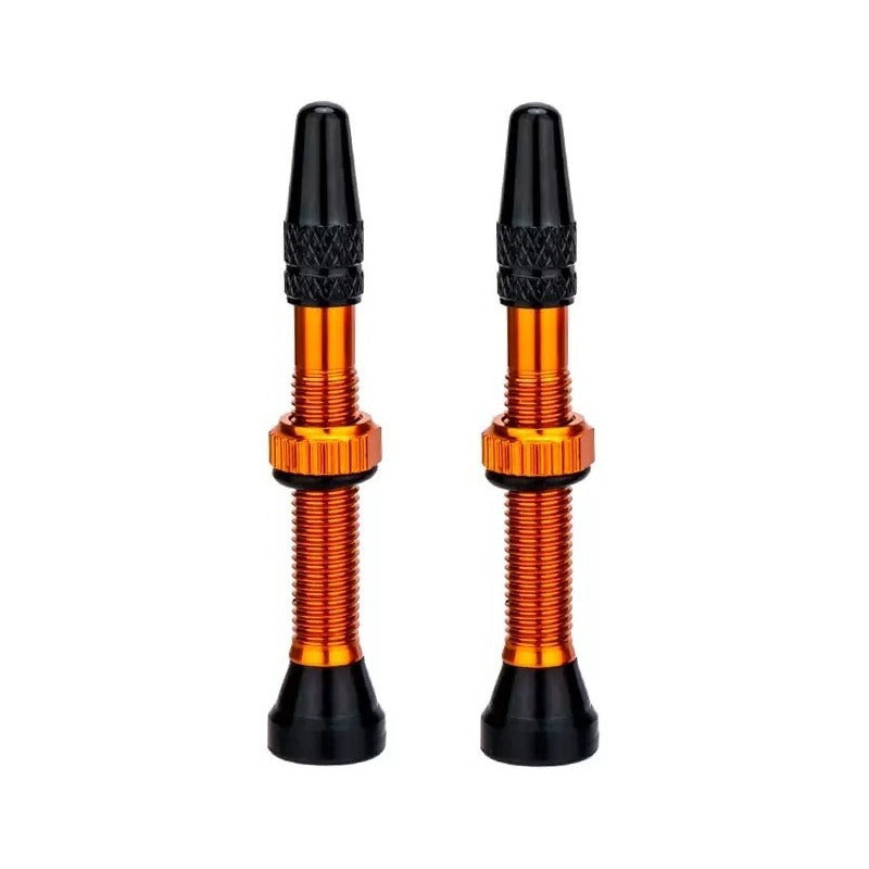 Set 2 Valvulas 40mm Cnc Francesa Presta Tubeless Colores Mi tienda-Repuesto-de-bicicleta