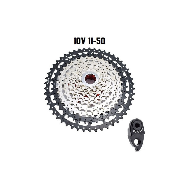 Piñon Cassette Hg 10v 11-50 1x10 Ultra Light Con Extensor
