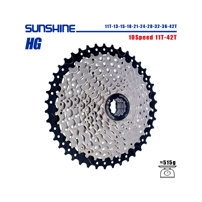 Piñon Cassette 10v 11-42 Nucleo Estandar Shimano Hg Mtb Mi tienda-Repuesto-de-bicicleta