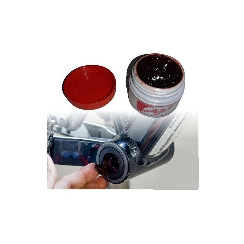 Kit Lubricante Cadena Y Grasa Roja Multiproposito Bicicletas Mi tienda-Repuesto-de-bicicleta