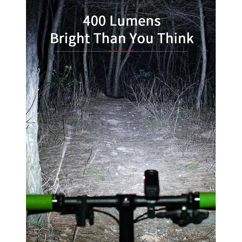Luz Led Bicicleta Rockbros Impermeable Ipx3 400lm 2000mah Mi tienda-Repuesto-de-bicicleta