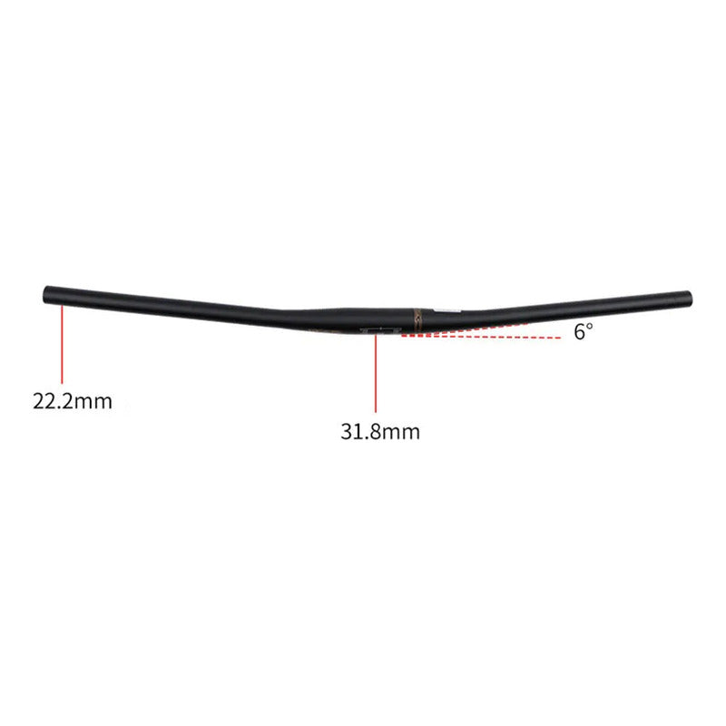 Manubrio Manillar Uno Kalloy Recto Flat 31.8mm Mtb Xc 720mm