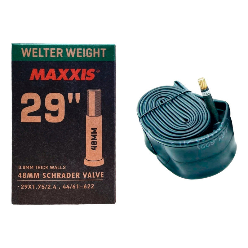Camara Maxxis Aro 29 X 1.75-2.40 Valvula Auto Schrader Mi tienda-Repuesto-de-bicicleta