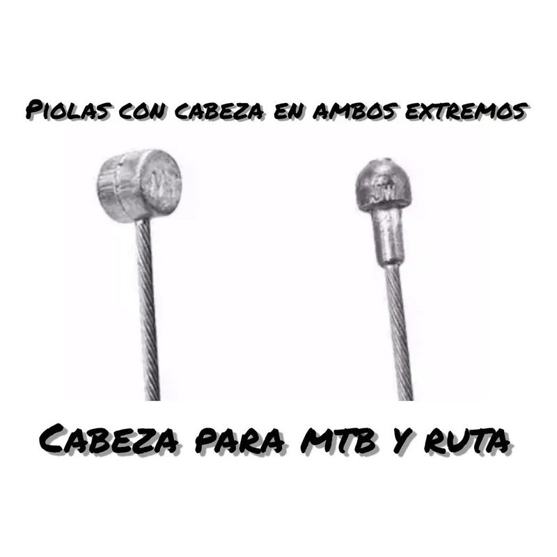 Kit Cable De Cambio Y Funda Bicicleta Mtb Y Ruta 2un Mi tienda-Repuesto-de-bicicleta