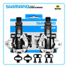 Pedales Spd Anclaje Shimano M520 Blanco Con Calas Original