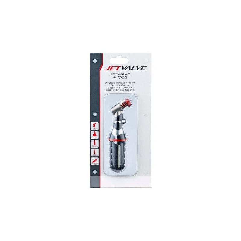 Cabezal Para Cilindro Co2 Jetvalve Weldtite Con Cilindro Co2 Mi tienda-Repuesto-de-bicicleta