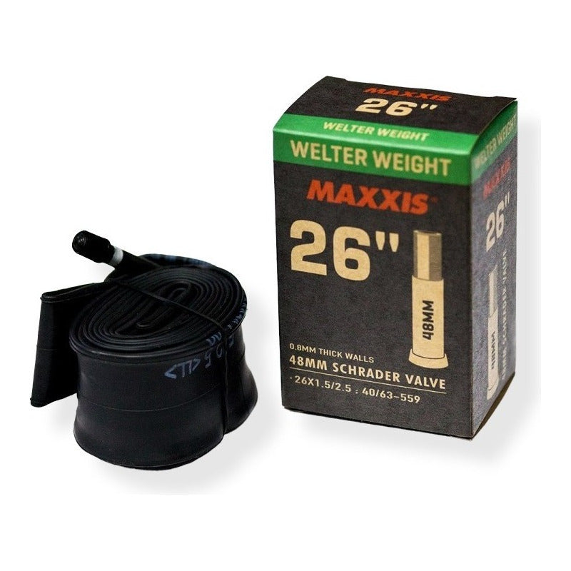 Pack 2 Camaras Maxxis Aro 26 X 1.50/2.50 Valvula Auto 48mm Mi tienda-Repuesto-de-bicicleta