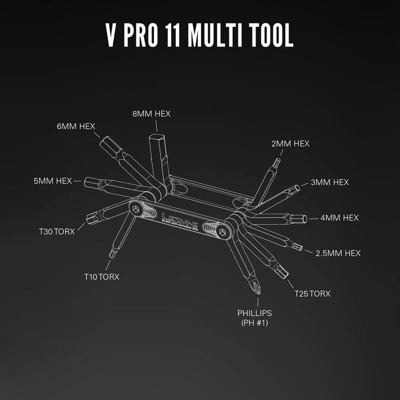 Multi Herramienta Bicicleta Multifuncion Lezyne V Pro 11 Mi tienda-Repuesto-de-bicicleta