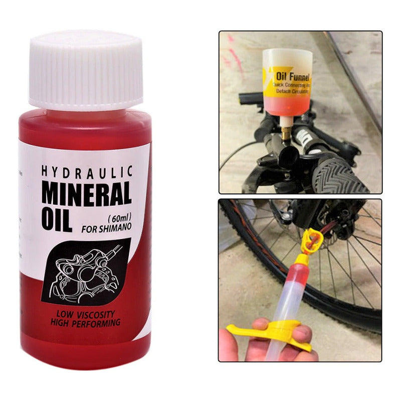 Aceite Mineral Para Frenos Disco Shimano Tektro 60ml Mi tienda-Repuesto-de-bicicleta