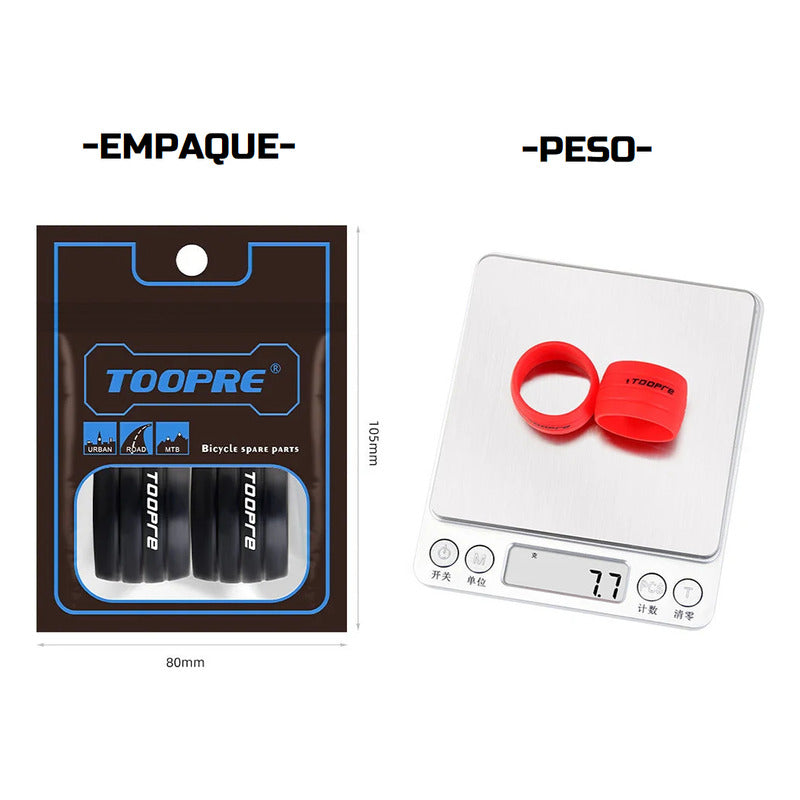 Protector Funda Silicona Para Manillar Bicicleta Ruta Fixie Mi tienda-Repuesto-de-bicicleta