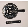 Volante Eje Cuadrado Triple Plato 170mm 28/38/48t Negro Mi tienda-Repuesto-de-bicicleta