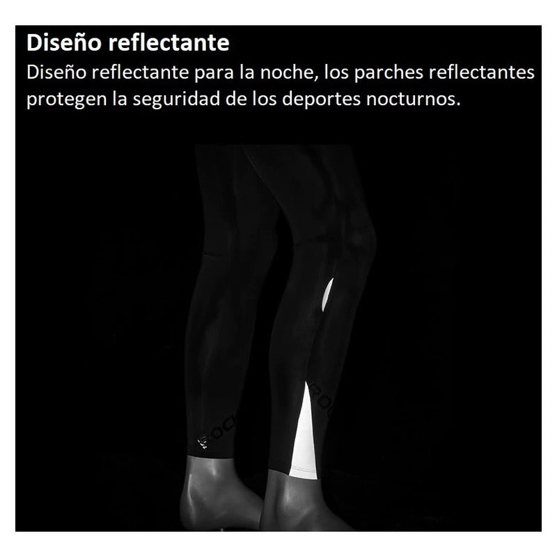 Pierneras Manga Pierna Ciclismo Deporte Reflectante Rockbros Mi tienda-Repuesto-de-bicicleta