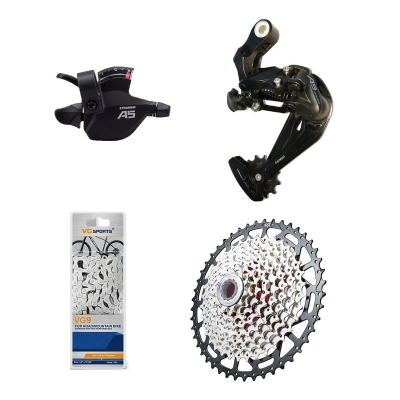 Transmision Monoplato 9v 1x9 Ltwoo Piñon 11-46 Mtb Mi tienda-Repuesto-de-bicicleta