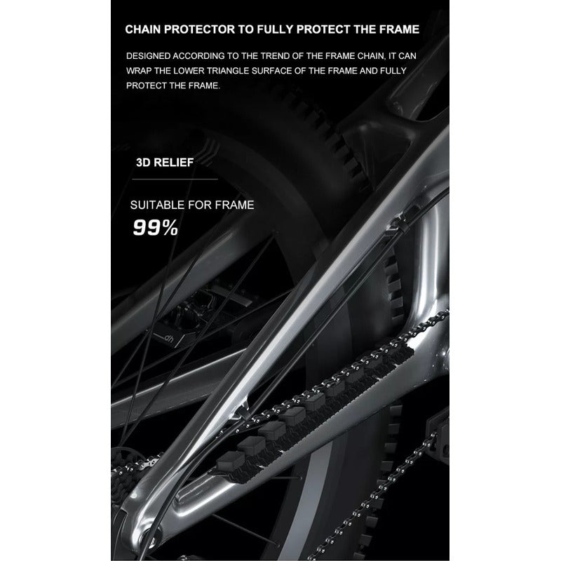 Cubre Cadena Vaina Protector 3d Bicicleta Dh Enduro Xc Trail Mi tienda-Repuesto-de-bicicleta
