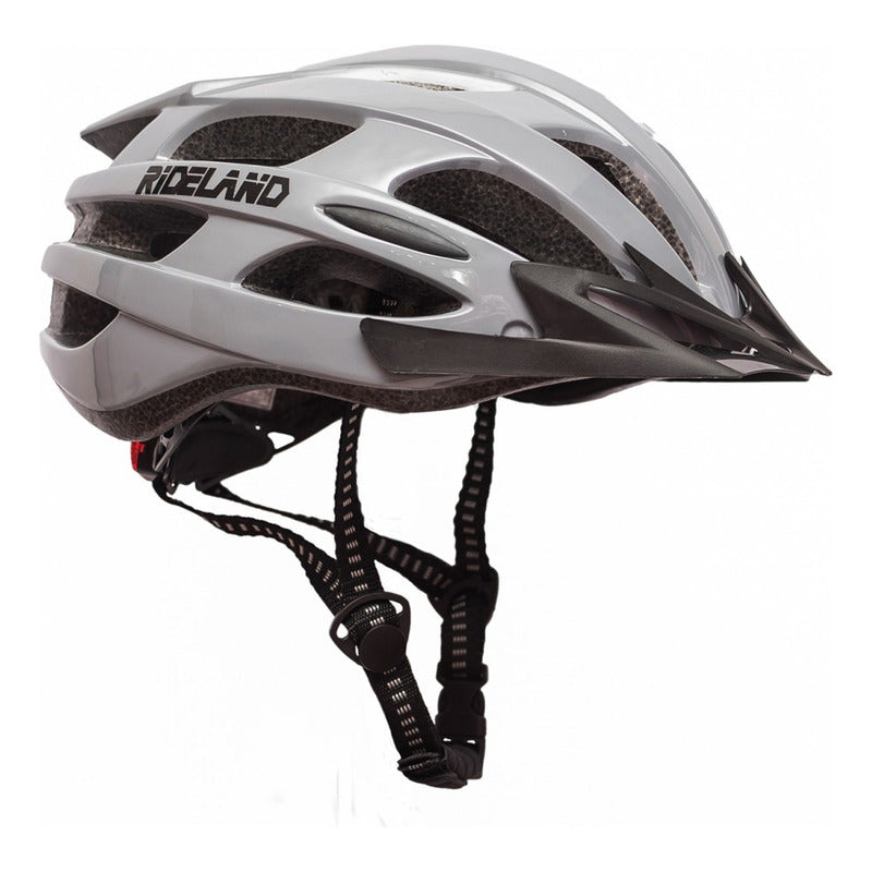 Casco De Bicicleta Certificado Rideland Spark Gris Mtb Ruta Mi tienda-Repuesto-de-bicicleta