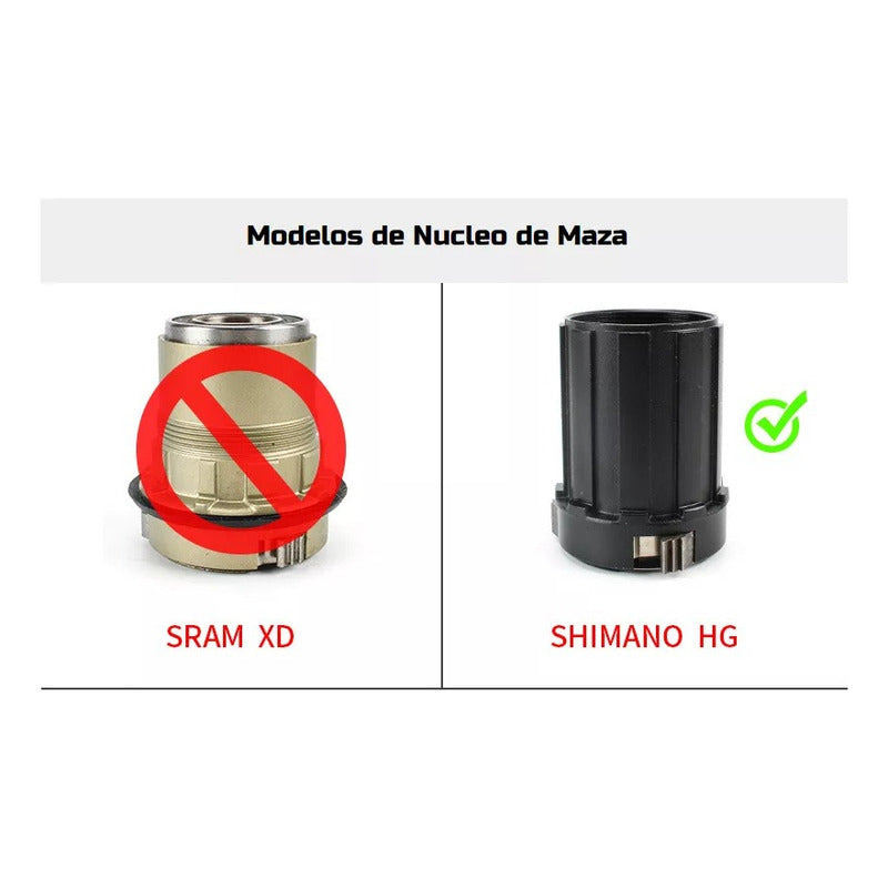 Piñon Cassette Kmc React 11v 11-50t Nucleo Shimano Hg 1x11