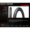 Neumatico Aro 27.5 X 2.35 Arisun Mount Cronos Rsd+ Tubeless Mi tienda-Repuesto-de-bicicleta