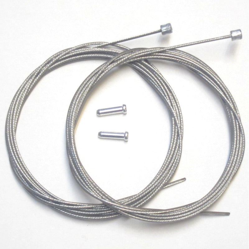 Kit 2 Cable Piola De Cambio Shimano Original Inox 2100x1.2mm Mi tienda-Repuesto-de-bicicleta