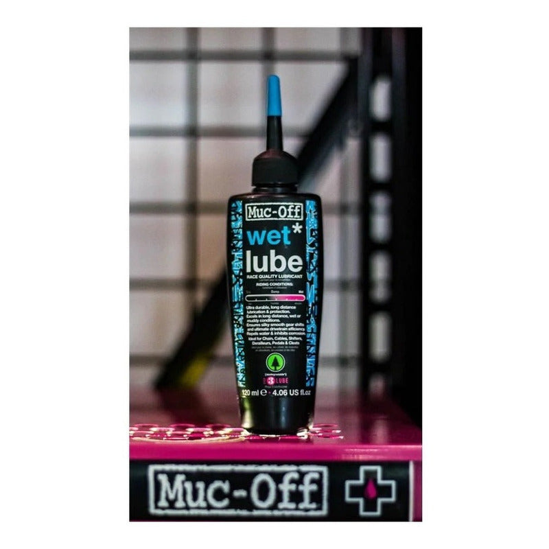 Aceite Lubricante Bicicleta Muc-off Wet Lube Humedo 120ml Mi tienda-Repuesto-de-bicicleta
