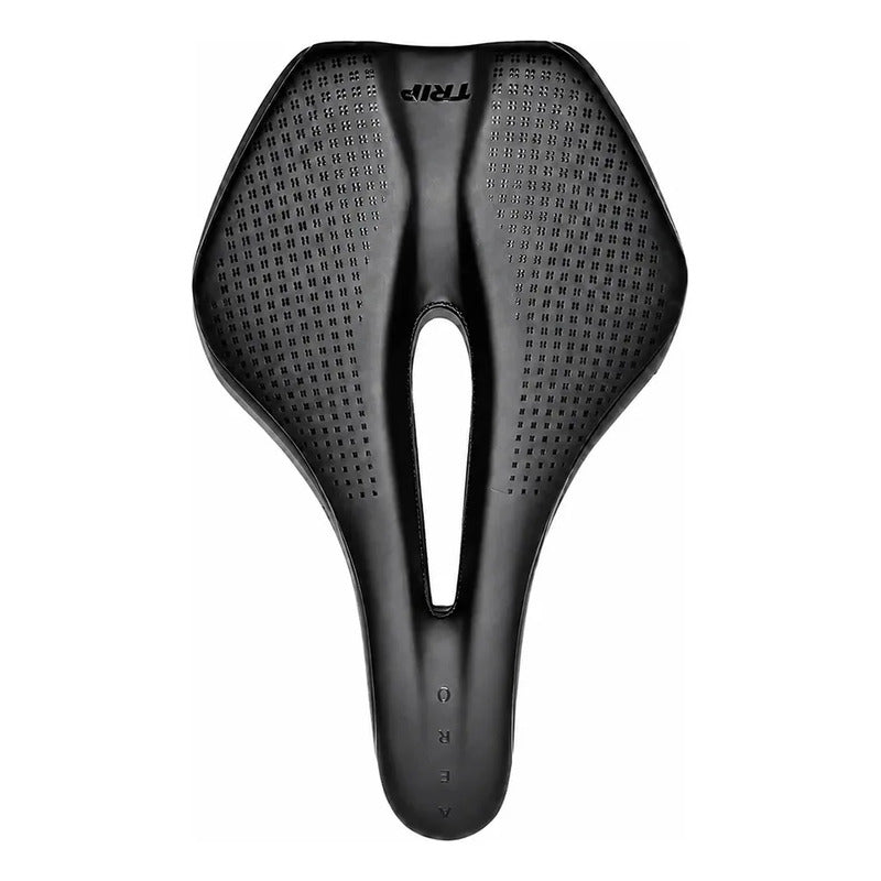 Sillin Asiento Bicicleta Antiprostatico Comodo Trip Aero Negro 26 Cm 15 Cm