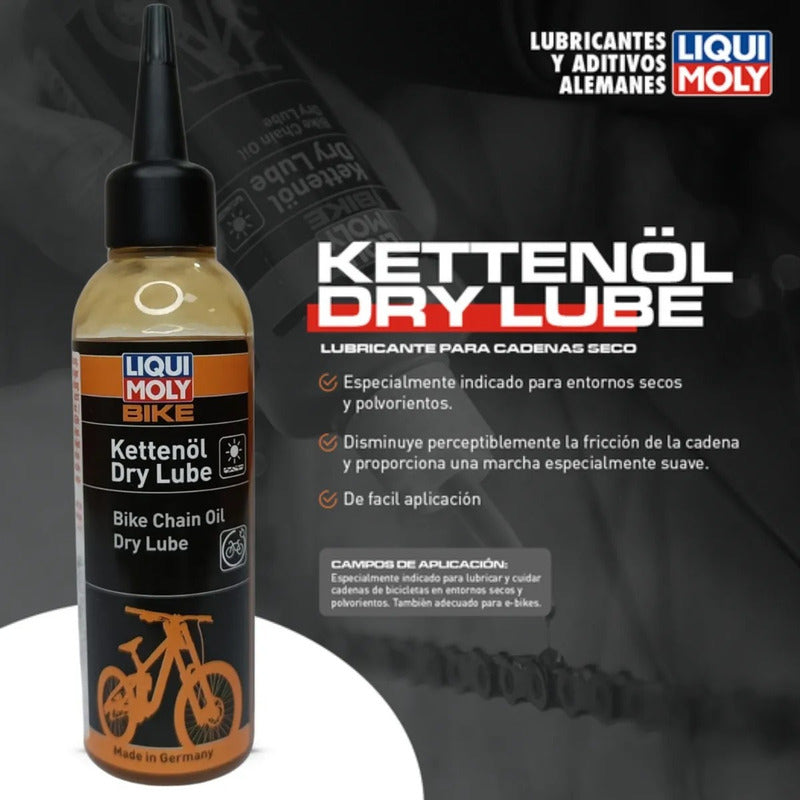 Aceite Cadena Bicicleta Liquimoly Dry Clima Seco 100ml