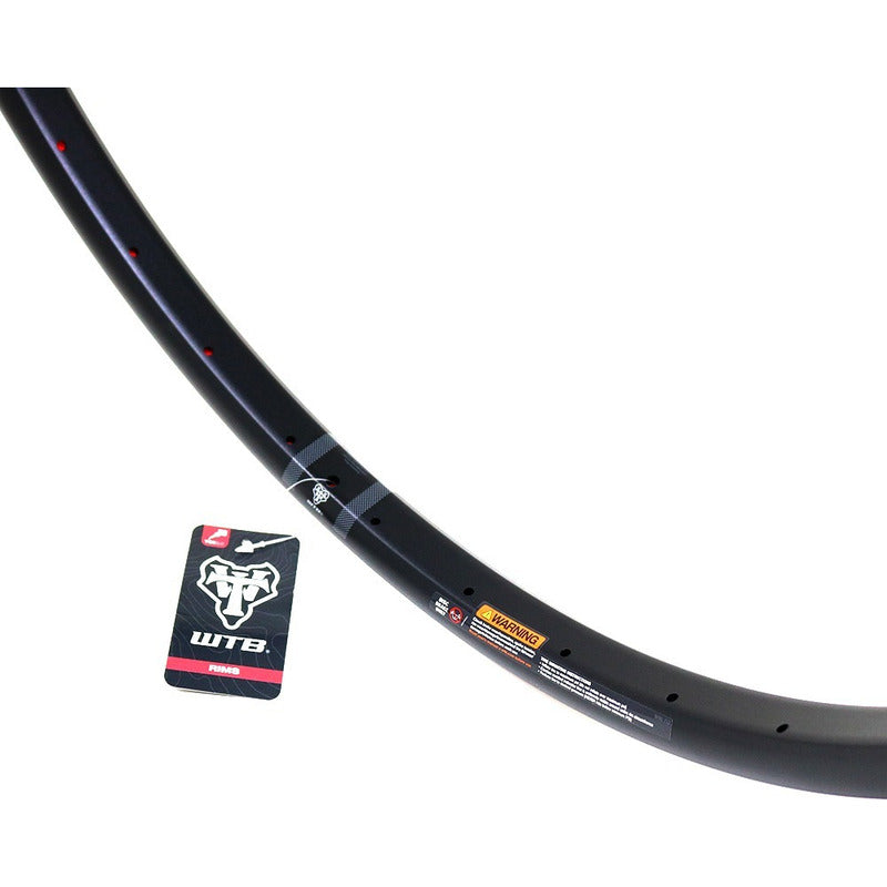 Llanta Aro Wtb Htz I30 29 Asimétrica Tcs Tubeless 32h Presta