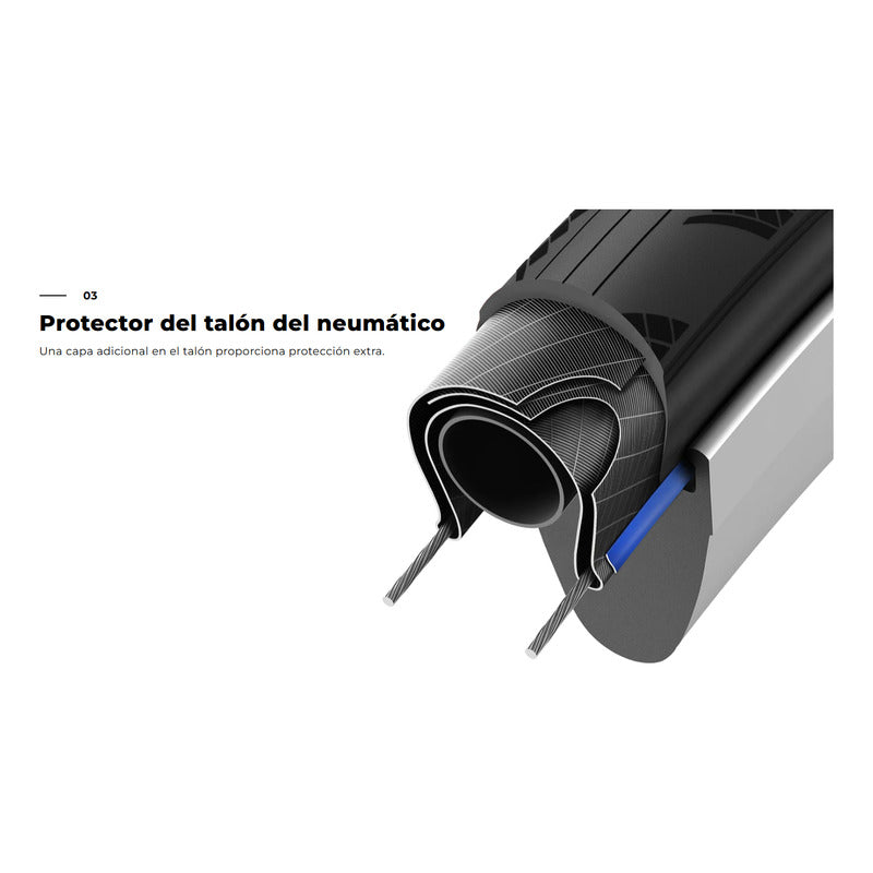 Neumático Aro 700 X 30c Vittoria Zaffiro Pro V Graphene Ruta