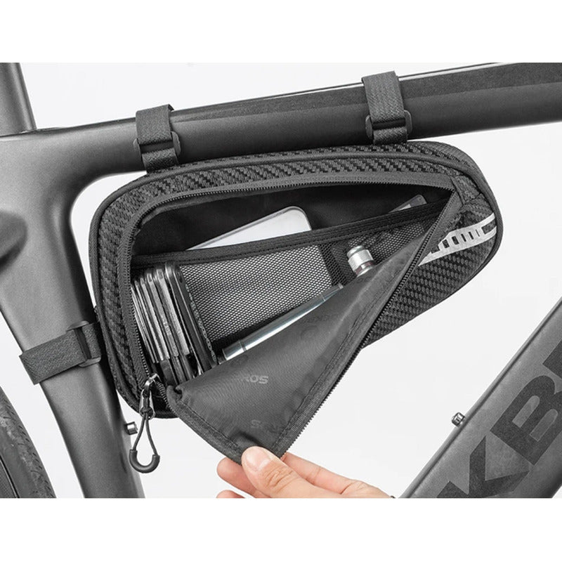 Bolso Triangular Cuadro Bicicleta Ergonómico Rockbros Mi tienda-Repuesto-de-bicicleta