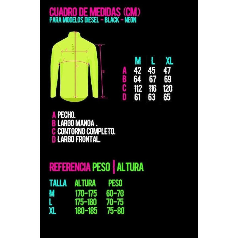 Cortaviento Ciclismo Reflectante Bicicleta Trip Unisex Neon