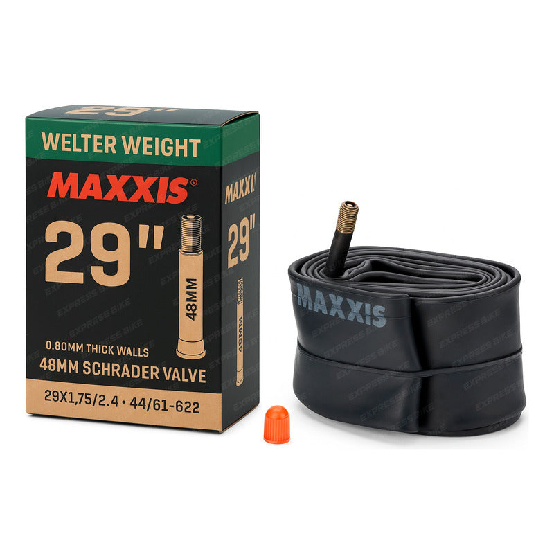 Camara Maxxis Aro 29 X 1.75-2.40 Valvula Auto Schrader Mi tienda-Repuesto-de-bicicleta