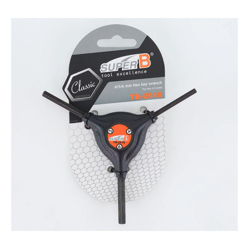 Llave Hexagonal Allen Profesional Superb De 4/5/6mm