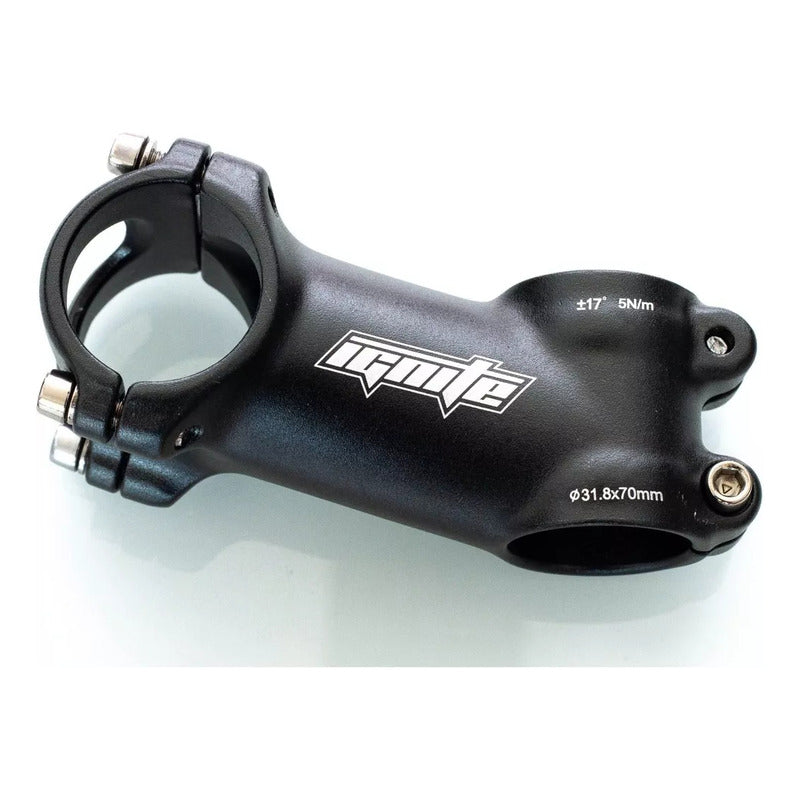 Tee Potencia Negativa -17 Grados 31.8mm Full Cnc 70mm Mi tienda-Repuesto-de-bicicleta