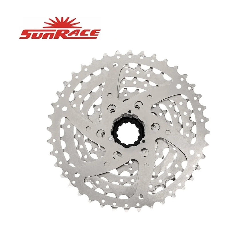 Piñon Cassette Sunrace 8v 11-42 Silver Nucleo Shimano Hg