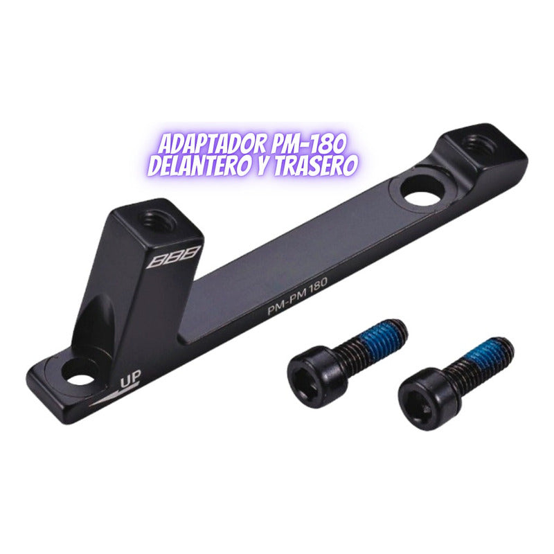 Adaptador De Caliper De Freno Disco Pm 180mm Del. / Tras. Mi tienda-Repuesto-de-bicicleta