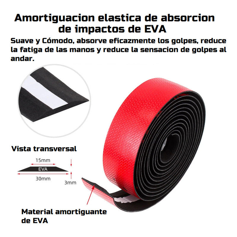 Cinta Manillar Soft Eva Premium Antideslizante Ruta Gravel Mi tienda-Repuesto-de-bicicleta