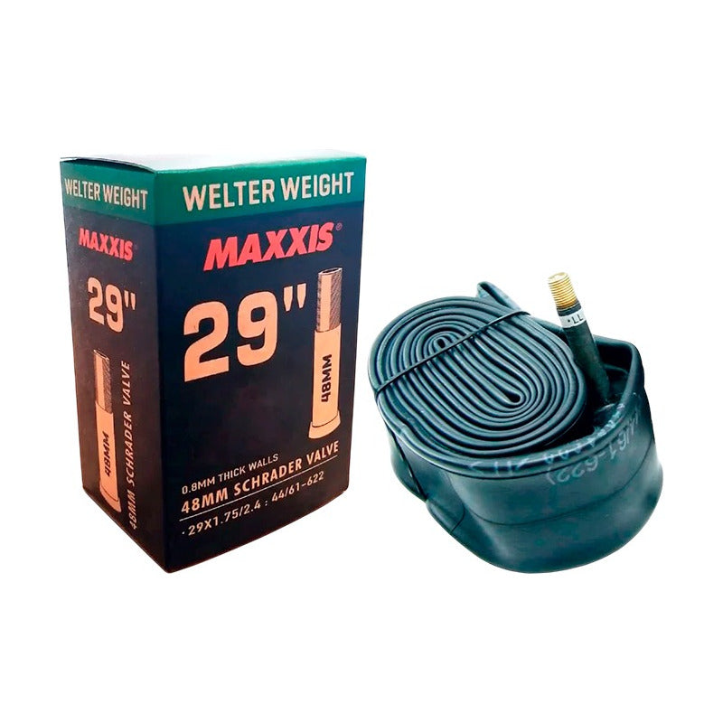 Camara Maxxis Aro 29 X 1.75-2.40 Valvula Auto Schrader Mi tienda-Repuesto-de-bicicleta