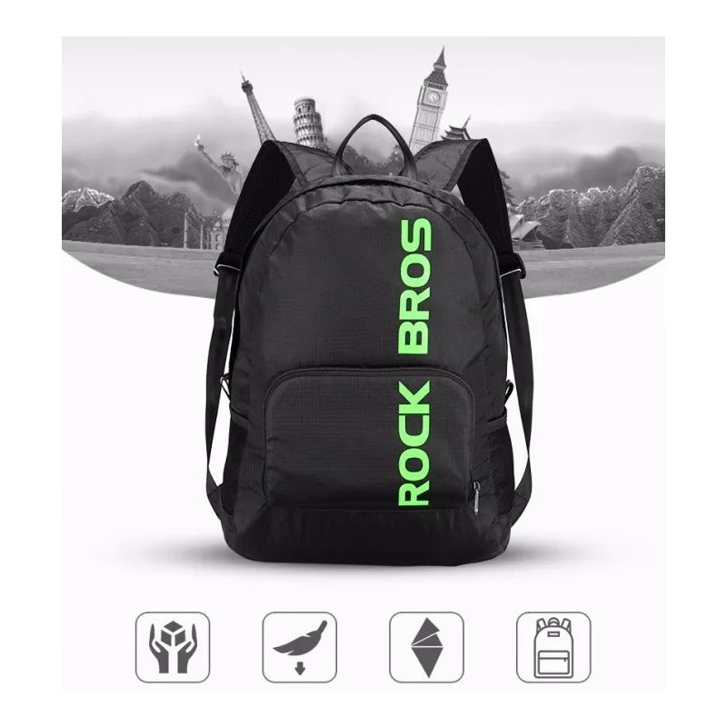 Mochila Deportiva Impermeable Plegable Reflectante Ligera Mi tienda-Repuesto-de-bicicleta