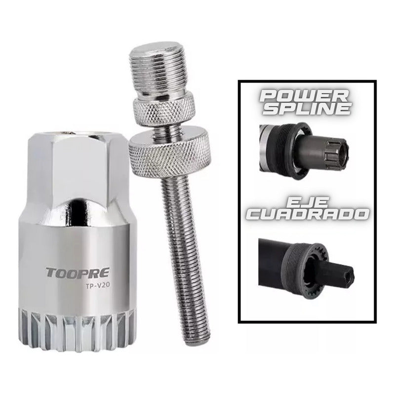 Extractor Profesional Motor Sellado Eje Cuadrado Bicicleta Mi tienda-Repuesto-de-bicicleta